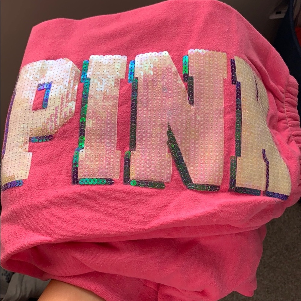 LOVE VS Hot Pink Sweatpants